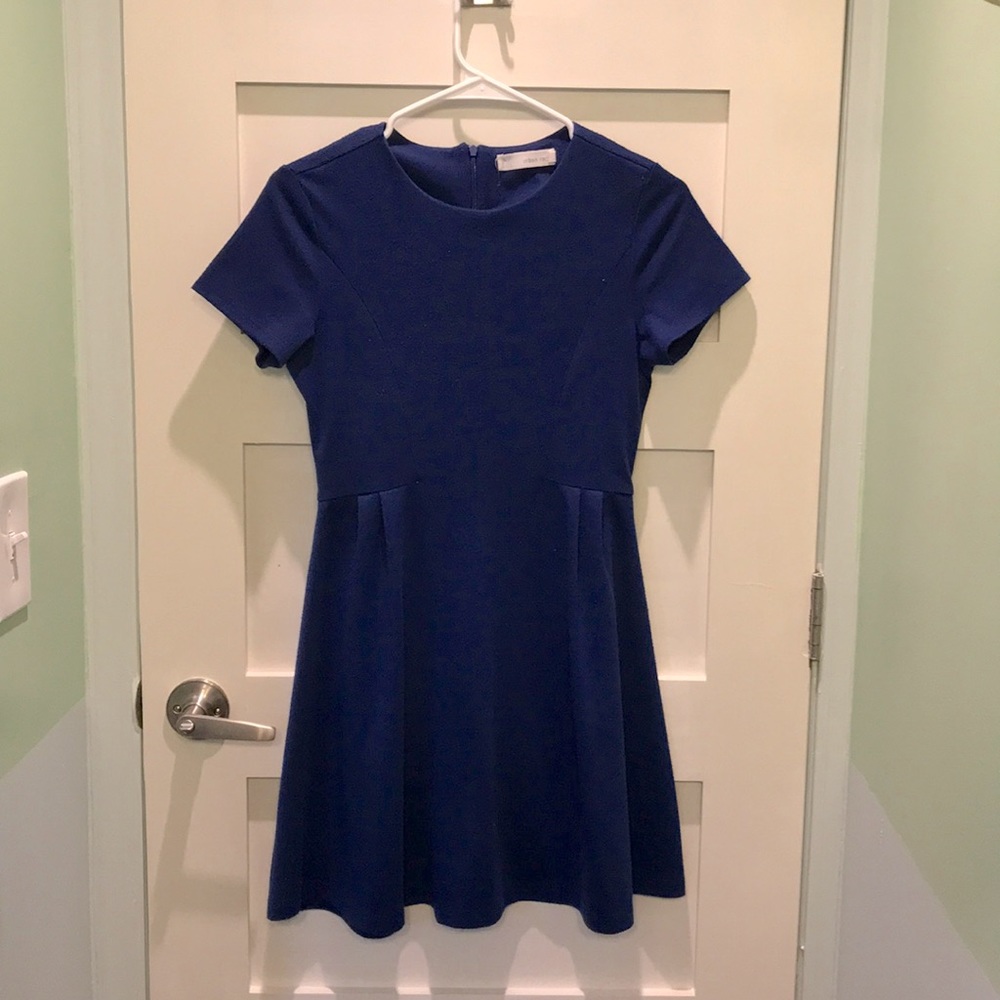 Blue mini dress for Petites